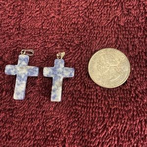 Sodalite Cross Pendant
